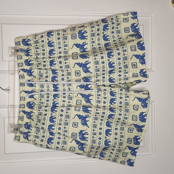 Boardies Yellow & Blue Elephant Print Mesh Lined Swim Trunk Shorts Men’s… - Picture 1 of 10